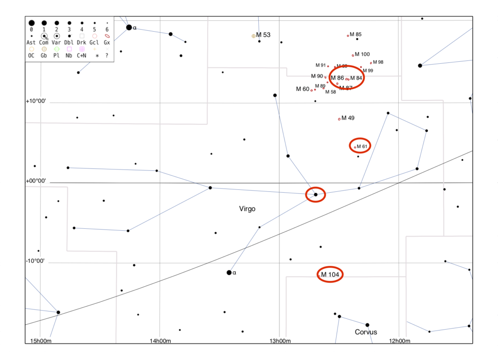 Constellation de la Vierge